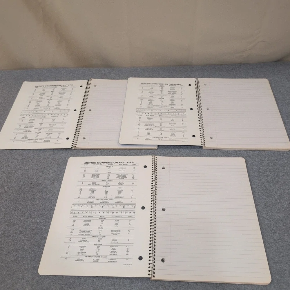 Anniston High School Bulldogs Spiral Notebooks Lot of 3 Blue Orange Alabama - Picture 4 of 4
